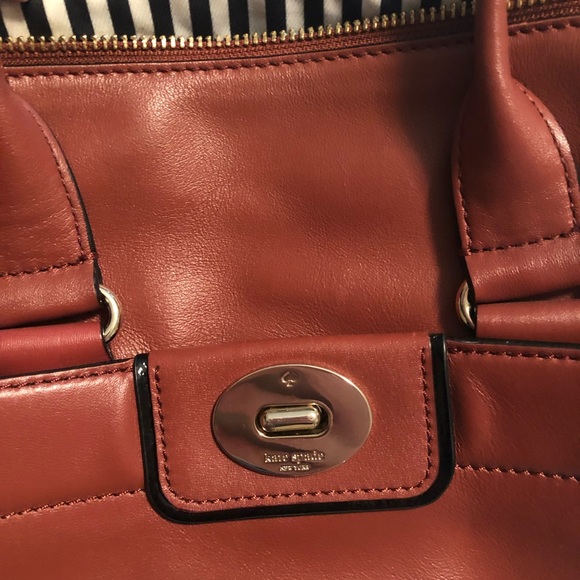 Kate Spade Brown Leather Satchel - Picture 5 of 8